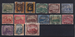 Saar Freimarken 1922-23 Mi.-Nr. 84-97 Kpl. Satz 15 Werte Meist Voll-O  - Used Stamps