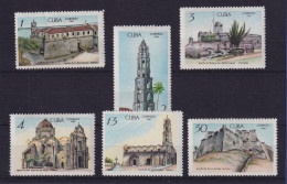 Kuba 1967 Historische Gebäude Mi.-Nr. 1367-1372 Postfrisch ** - Altri & Non Classificati
