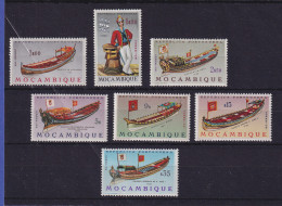 Mocambique 1964 Historische Schaluppen Mi.-Nr. 516-522 Postfrisch ** - Mozambique