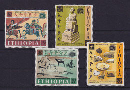 Äthiopien 1967 Jahr Des Tourismus - Historische Artefakte Mi.-Nr. 572-575 ** - Etiopia