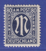 Bizone AM Post Deutscher Druck Mi.-Nr. 34 A A Z Postfrisch ** Gpr. SCHLEGEL BPP - Postfris