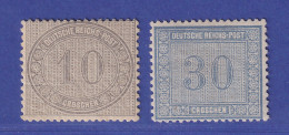 Dt. Reich 1872 Innendienstmarken  Mi-Nr. 12-13 Ungebraucht * - Unused Stamps