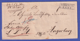 Ostpreußen Vorphila-Brief Mit Rechteckstempel MOHRUNGEN Ca. 1850 - Autres & Non Classés