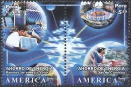 Peru 2006  YT1605-06 ** UPAEP Ahorro De Energia. UPAEP Energy Saving. SOLAR ENERGY PANEL - Peru
