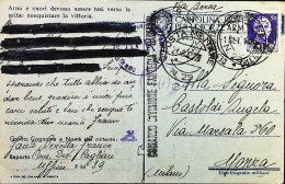 POSTA MILITARE ITALIA IN GRECIA  - CENSURA ! -  WWII WW2 - S6800 - Poste Militaire (PM)