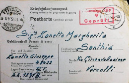 POW WW2 – WWII Italian Prisoner Of War In Germany - Censorship Censure Geprüft  – S7677 - Military Mail (PM)