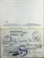 POW WW2 – WWII Italian Prisoner Of War In Germany Bollo FELDPOST- Censorship Censure Geprüft  – S7721 - Militärpost (MP)