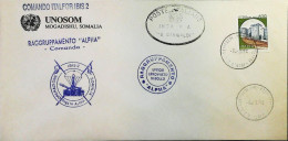 Italy - Military - Army Post Office In Somalia - ONU - ITALFOR - IBIS - Incrociatore Garibaldi  - S6666 - 1991-00: Marcophilia