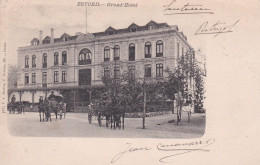 Portugal--ESTORIL --1903--Grand' Hotel (animée , Attelages) --carte Précurseur - Lisboa