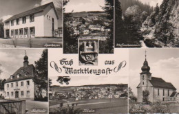 1695 - Marktleugast - Sparkasse, Rathaus, Totale, Waffenkammer, Kirche - 1970 - Kulmbach