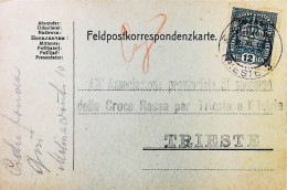 ITALIA OCCUPAZIONI- VENEZIA GIULIA 1918 Cartolina Franchigia Da TRIESTE - S6332 - Venezia Giulia
