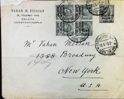 ITALIA / LEVANTE COSTANTINOPOLI Lettera Del 1922 Per USA - S6353 - General Issues