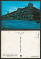 SD)1970 MEXICO POSTCARD NATIONAL PALACE AND EL ZOCALO, MEXICO D. F. XF - Messico