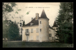 38 - LES ABRETS - LE CHATEAU DU COLOMBIER - CARTE COLORISEE - Les Abrets