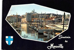 13 MARSEILLE  Souvenir   (Scan R/V) N°   45   \OA1035 - Vieux Port, Saint Victor, Le Panier