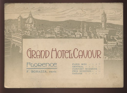 CARTES DE VISITE - ITALIE - FLORENCE - GRAND HOTEL CAVOUR - PLAN - Cartoncini Da Visita