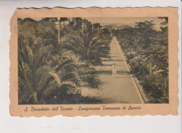 S. BENEDETTO DEL TRONTO  ASCOLI PICENO  LUNGOMARE TOMMASO DI SAVOIA  VG  1952 - Ascoli Piceno