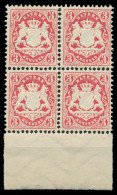 BAYERN WAPPEN-AUSGABE 1875 Nr 33 Postfrisch VIERERBLOCK X86F3FE - Ungebraucht