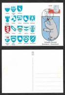 SD)2004 GREENLAND COVER FIRST DAY, 30TH ANNIVERSARY OF AUTONOMY, SHIELD AND NATIONAL FLAG, XF - Sonstige & Ohne Zuordnung