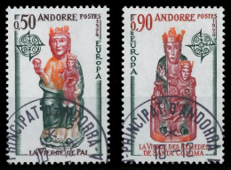 ANDORRA FRZ.-POST Nr 258-259 Gestempelt X0407AA - Used Stamps