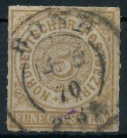 NORDDEUTSCHER BUND NDP Nr 6 Zentrisch Gestempelt X63B596 - Used