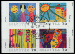 SCHWEIZ 2000 Nr 1731-1734 Zentrisch Gestempelt HB X64C382 - Used Stamps