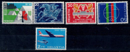 SWITZERLAND 1969 ANNUAL EVENTS MI No 895-9 MNH VF!! - Unused Stamps