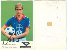 Fußball-Autogrammkarte AK Michael Schuhmacher FC Bayer Uerdingen 82-83 KFC Krefeld Maudach Ludwigshafen Mainz Gladbach - Handtekening