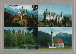 47409 - Schwangau Neuschwanstein - Und St. Coloman-Kirche - 1995 - Füssen