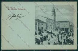 Rovigo Badia Polesine Mercato Cartolina QK2247 - Rovigo