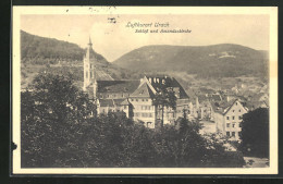 AK Urach, Schloss Und Amanduskirche  - Bad Urach