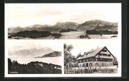 AK Isny I. Allgäu, Nagelfluhkette, Säntisblick, Berg-Gasthaus Bromerhof  - Isny