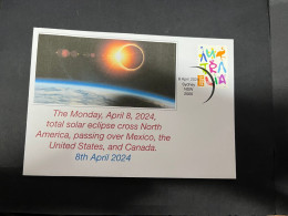 9-4-2024 (1 Z 27) Total Eclipse Seen Accross America (8 Aprill 2024) Mexico - USA - Canada - Astrología