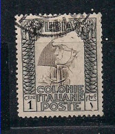 COLONIE ITALIANE  LIBIA 1924-29 PITTORICA SASS. 44  USATO VF - Libya