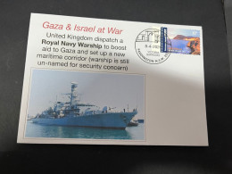 8-4-2024 (1 Z 22) War In Gaza - UK Navy Deplay A Warship To (? Un-name) To Gaza (Cyprus) - Militaria