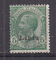 LIBIA  COLONIE ITALIANE 1912-15 FRANCOBOLLI D'ITALIA SOPRASTAMPATI SASS. 3 MNH  XF - Libya