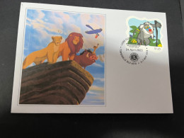 9-4-2024 (4 Z 27) The Lion King (cover With New Australia Lion King Stamp) & Lion Club Int. Postmark - Lettres & Documents