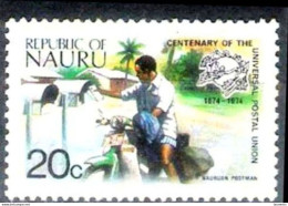 629  Motorcycles - Postmen - Nauru Yv 113 - 1,75 (9) - Motorräder