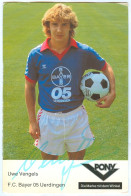 Fußball-Autogrammkarte AK Uwe Vengels FC Bayer Uerdingen 82-83 KFC Krefeld Wesel 1. FC Bocholt MSV Duisburg Biemenhorst - Autogramme