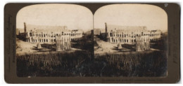 Stereo-Foto American Stereoscopic Co., New York / NY, Ansicht Rome, Colosseum And Arch Of Constantine  - Photos Stéréoscopiques
