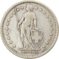 Monnaie, Suisse, 2 Francs, 1909, Bern, TB+, Argent, KM:21 - Autres & Non Classés