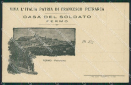 Ascoli Piceno Fermo Casa Soldato Cartolina QK6402 - Ascoli Piceno