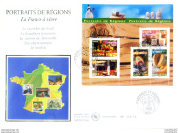 Regioni Di Francia 2007. 2 FDC. - Autres & Non Classés