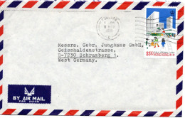 77129 - Hong Kong - 1981 - $1,30 Wohnprojekte EF A LpBf KOWLOON -> Westdeutschland - Lettres & Documents