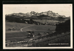 AK Appenzellerland, Landschaftsblick Und Alpsteinkette  - Appenzell