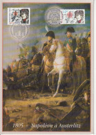 Rare (194/700) 2005 " NAPOLEON  / AUSTERLITZ " Encart 1er Jour N°té Sur Soie Edit° A.M.I.S. N° YT 3782 + FDC à Saisir !! - Napoleone