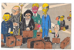 CARICATURE - Hommes Politiques En Voyage -  Collection RENFE Série R-8 - TOUL 5 - - Contemporain (à Partir De 1950)