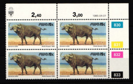 Südwestafrika 570 Postfrisch Viererblock / Wildtiere #IP520 - Namibia (1990- ...)