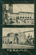 Teramo Città Porta Reale Foto Cartolina QQ4257 - Teramo