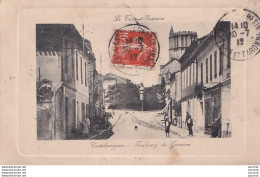 L2-82) CASTELSARRASIN - FAUBOURG DE GARONNE - ANIMEE -  HABITANTS - EN  1912 - Castelsarrasin